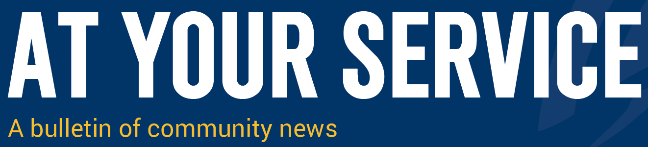 At Your Service Banner